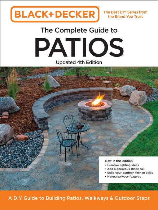 Title details for Black and Decker Complete Guide to Patios Updated by Editors of Cool Springs Press - Available